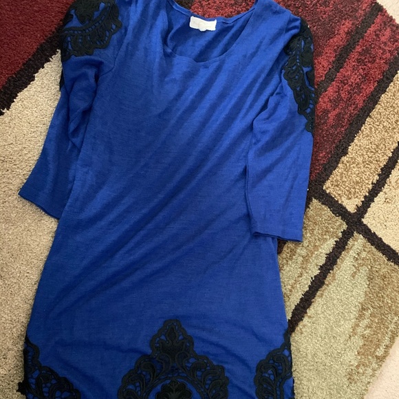 Blue and Black dress - Picture 1 of 1